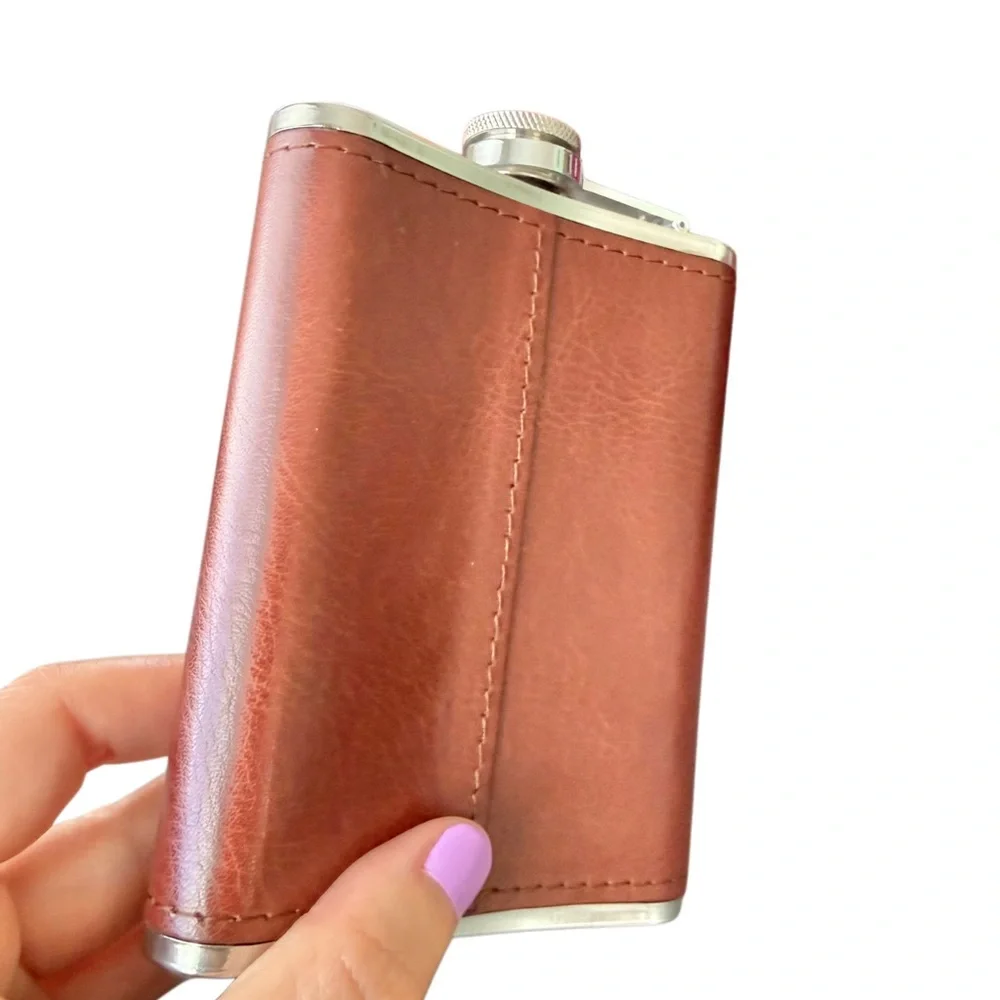 American Flag Travel Flask